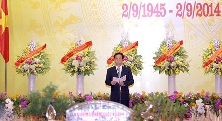 Empfang für ausländische Gäste zum Nationalfeiertag Vietnams